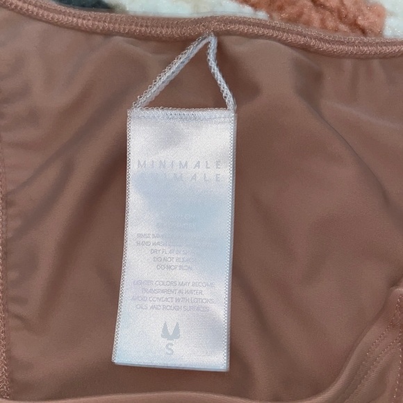 minimale animale lucid bikini top and bottoms in beyond bronzed - Picture 4 of 4